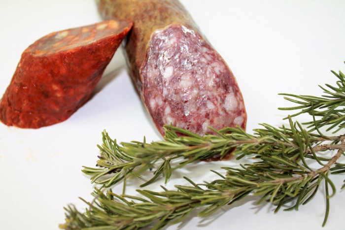 embutido con extracto de romero-sausages with rosemary extract
